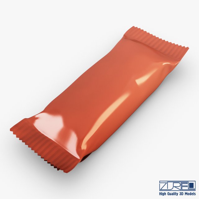 candy wrapper v 1 3D मॉडल .c4d .max .obj .3ds .fbx .stl .blend 