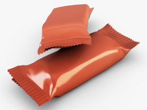 candy wrapper v 1 3D मॉडल