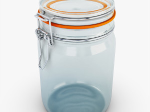 jar herm fido 1 liter 3D Model