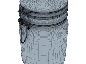 jar herm fido 1 liter 3D Model