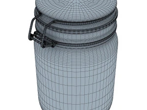 jar herm fido 1 liter 3D Model