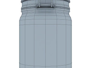 jar herm fido 1 liter 3D Model