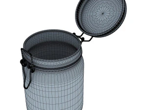 jar herm fido 1 liter 3D Model