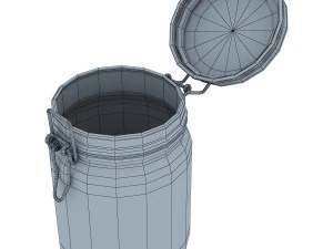 jar herm fido 1 liter 3D Model