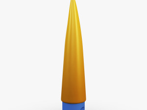 cosmetic cream tube v 2 Model 3D