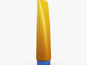 cosmetic cream tube v 2 3D Model