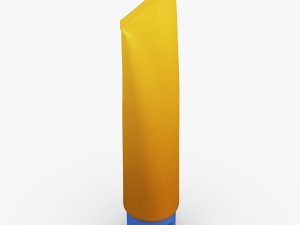 cosmetic cream tube v 2 Model 3D