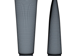 cosmetic cream tube v 2 Model 3D