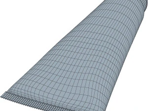 cosmetic cream tube v 2 3D Model
