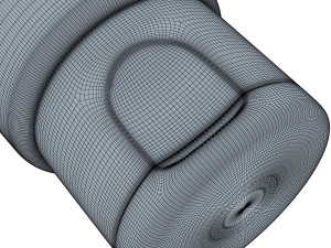 cosmetic cream tube v 2 Model 3D