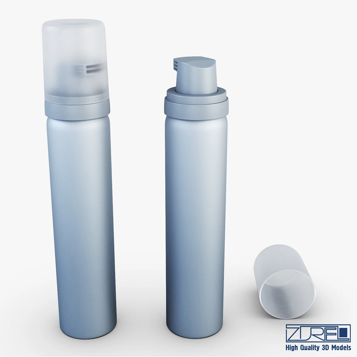 spray foam can 3D Model .c4d .max .obj .3ds .fbx .stl .blend 