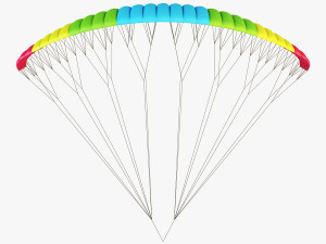 paraglider v 2 3D Model