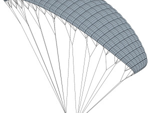 paraglider v 2 3D Model