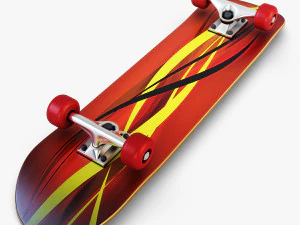 skateboard v 1 3D Model