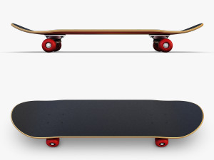 skateboard v 1 3D 模型