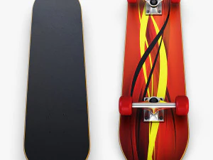 skateboard v 1 3D Model