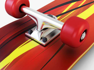 skateboard v 1 3D Model
