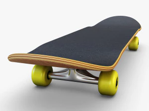 skateboard v 2 3D Model