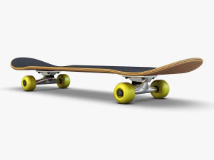skateboard v 2 3D Model