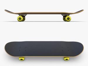 skateboard v 2 3D Модель