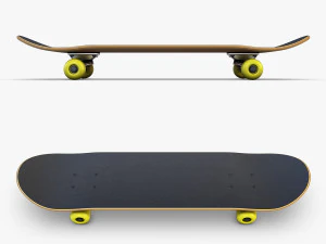 skateboard v 2 3D Model