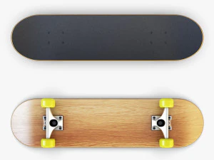 skateboard v 2 3D Model