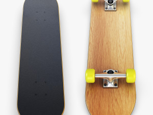 skateboard v 2 3D Модель