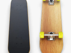 skateboard v 2 3D Model