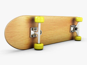 skateboard v 2 3D Model