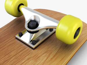 skateboard v 2 3D Model