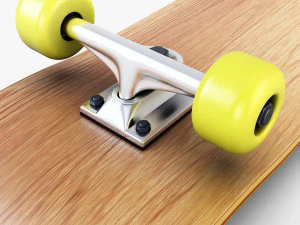 skateboard v 2 3D Model