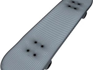 skateboard v 2 3D Model
