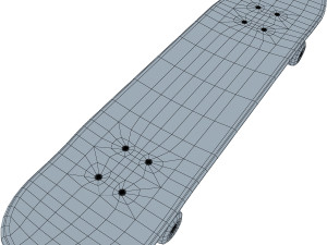 skateboard v 2 3D Модель