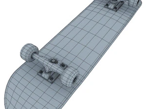 skateboard v 2 3D Model