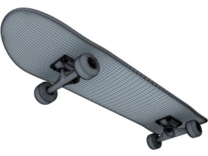 skateboard v 2 3D Model