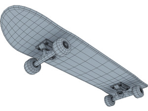 skateboard v 2 3D Модель