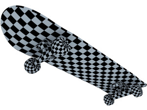 skateboard v 2 3D Модель