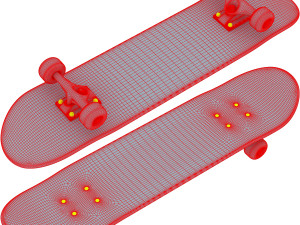 skateboard v 2 3D Модель
