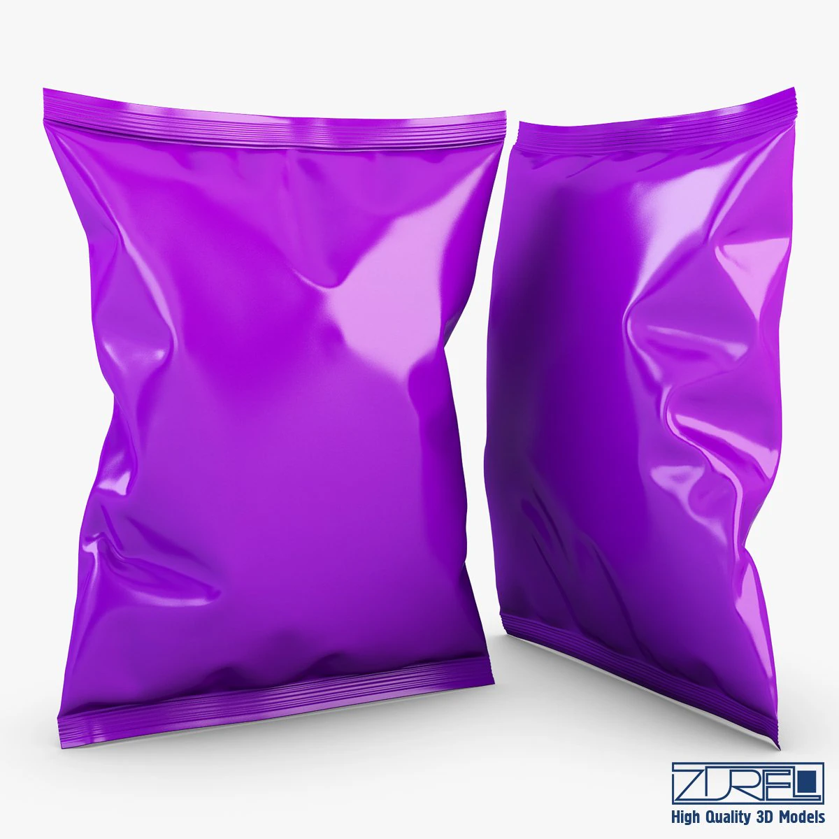 food packaging v 4 3D Model .c4d .max .obj .3ds .fbx .stl .blend