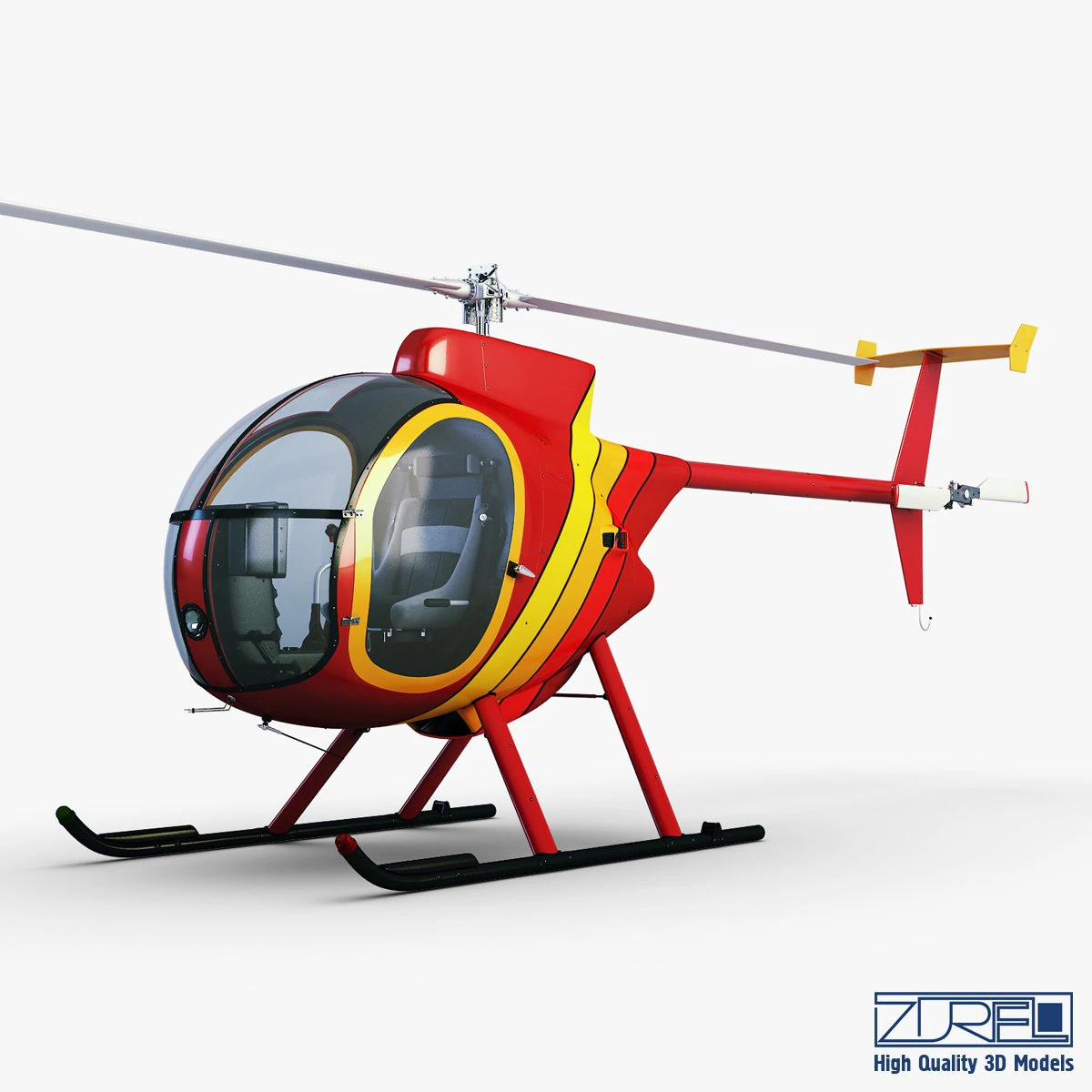revolution mini-500 3D Model .c4d .max .obj .3ds .fbx .stl .blend 