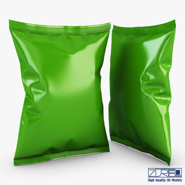 food packaging v 6 3D Модель .c4d .max .obj .3ds .fbx .stl .blend 