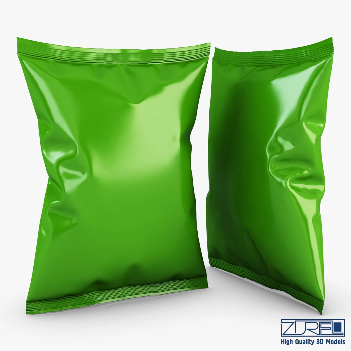 food packaging v 6 3D Model .c4d .max .obj .3ds .fbx .stl .blend