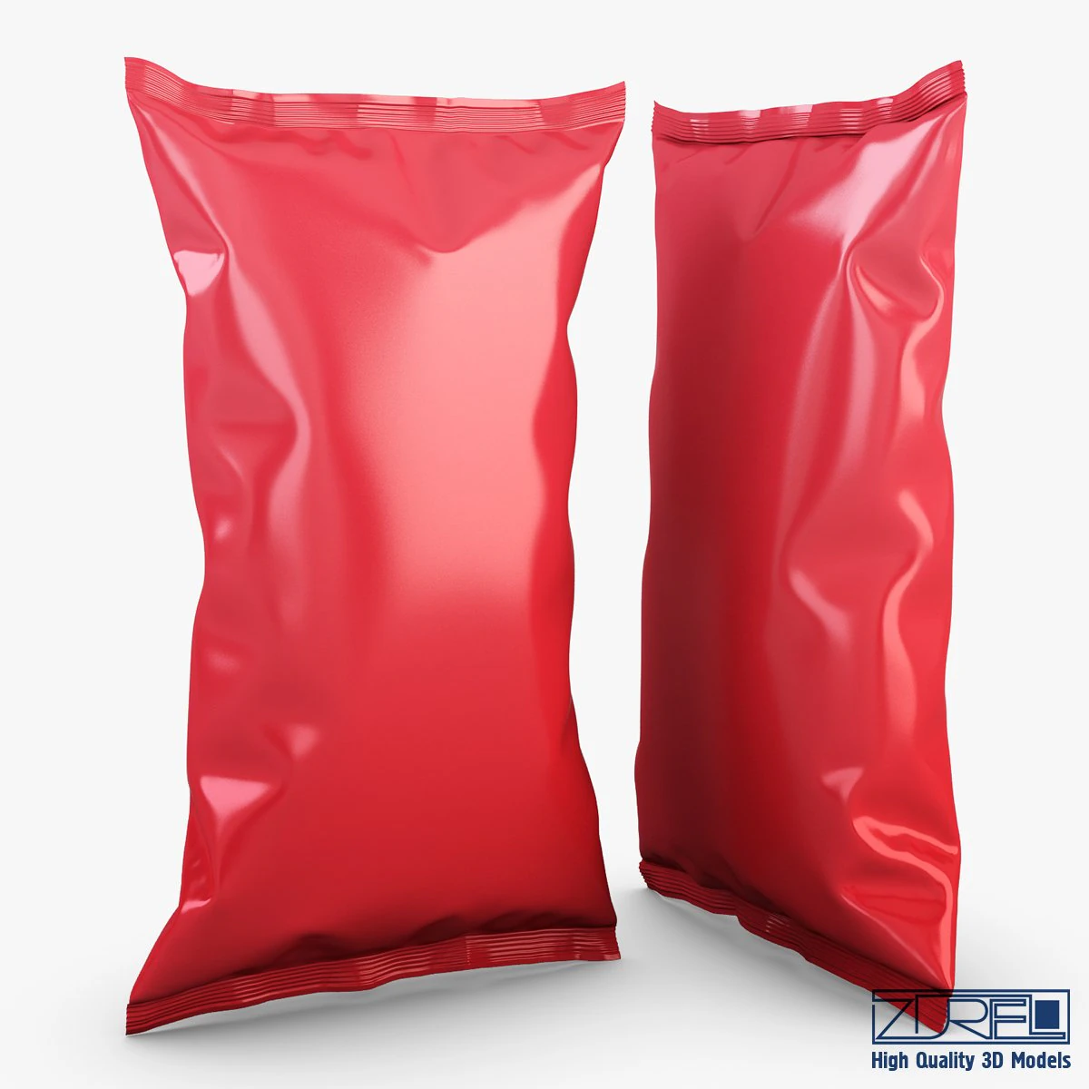 food packaging v 7 3D Model .c4d .max .obj .3ds .fbx .stl .blend