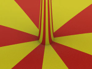 patio table with umbrella v 2 3D Model