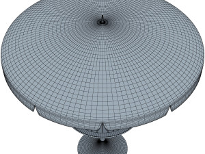 patio table with umbrella v 2 3D 模型
