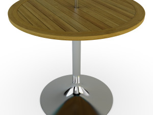 patio table with umbrella v 4 3D 模型