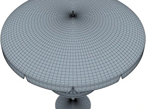 patio table with umbrella v 4 3D Model