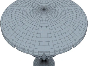 patio table with umbrella v 4 3D Model