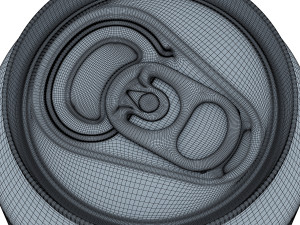 aluminum soda can v 1 3D Model