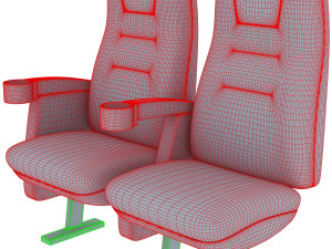 cinema chair v 1 3D Model